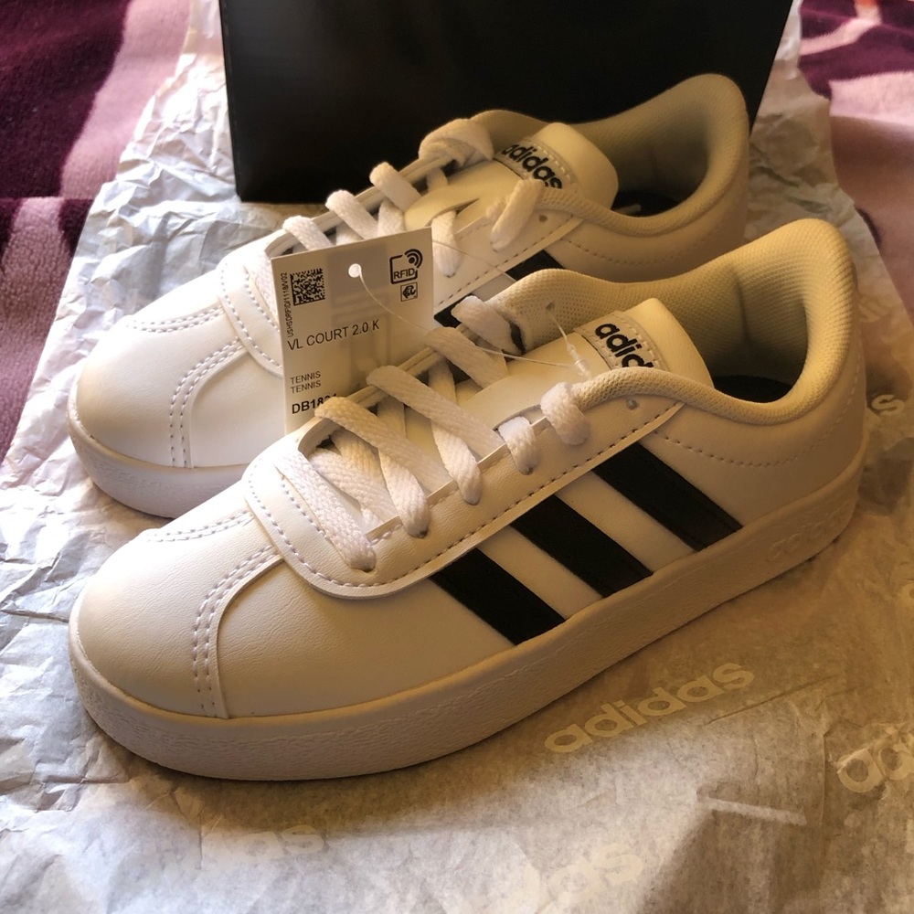 Adidas Toddlers Shoes VL Court 2.0 Size 11K & 12K